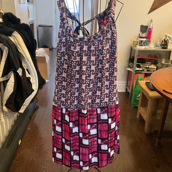 Marni Halter Mixed Prints Dress - Picture 4 of 9